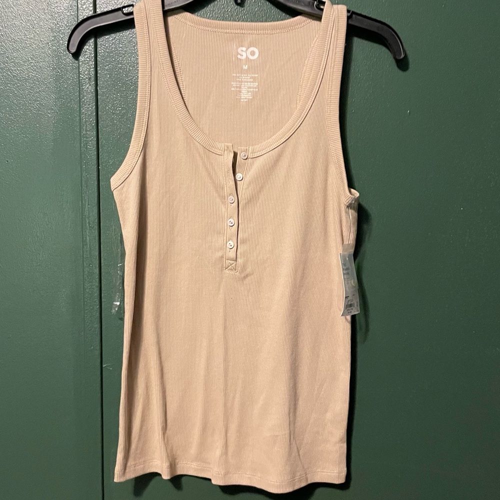 Beige woman’s tank top
